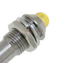 10pcs LED 8mm Car Panel Indicator Light 12V Amber