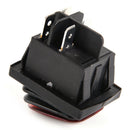 Waterproof 4 Pin 12V LED Rocker Toggle Switch Momentary Car Boat Marine On-of ï¼D