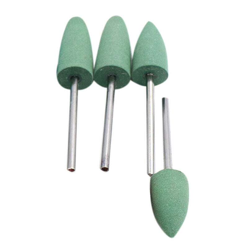 Polishing Tool 6 Pack Pro Nail Drill Bit Nozzle Cutter Nail Rubber Silicone A3S4