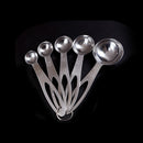 1Set/5pcs Measuring Spoons Tea Coffee Measure Cooking Scoops Stainless Steel B3C