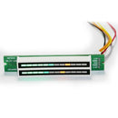 Mini Dual 12 Level Indicator VU Meter Stereo Amplifier Board Adjustable Lig E4B2