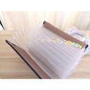 Cute Portable Expandable Accordion 12 Pockets A4 File Folder Oxford Expandi