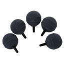Ball Shaped Bubble Release 5-Piece Aquarium Air Stones, 30mm Diameter, Gray L2O6