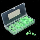 NIght Glow Floating Rig Beads Pack Of 100 Green - Sea, Freshwater Fishing