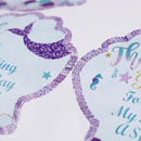 40pcs Mermaid Seal Stickers Thank You Sea Shell Labels DIY Baking Gift Labels ME