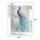5D DIY Full Drill Diamond Painting Peacock Cross Stitch Embroidery Mosaic