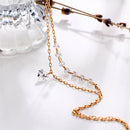 Crystal Rhinestone Infinity Bangle Bracelet Chain Heart Wristband Jewelry GiftME