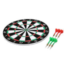 12 inch sport two-sided target dart flocking dartboard dart board for fun gamJC_