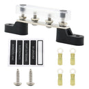 4 Way Stud Bus Bar 100A 48V M6 Stud Terminal Buss Bar with Cover for Marine A