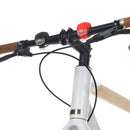 2 Pcs Silicone Bicycle Bike Cycle Safety LED Head Front and Rear Tail Light R6N9