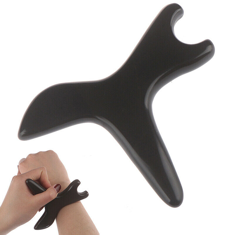 1Pcs SPA Acupuncture Stone Gua Sha Board Points Massager Sticks Health Care T BX