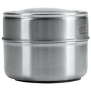 16 Pack Stainless Steel Magnetic Multi-Purpose Spice Storage Tins, Clear To