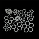 11Pcs Flower leaves Metal Cutting Die For DIY Scrapbooking Album Paper Cards Z