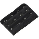 5 Pcs Black 4 Rows Hook and Eye Tape Bra Strap Extender