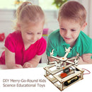Creative DIY Merry-Go-Round Kids Electric Physical Science Educational Toys