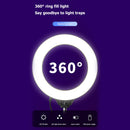 Video Live Photography LED Lamp Holder Monopod Selfie Ring Light Phone Bracket