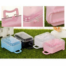 Pink mini roller travel suitcase candy box personality creative wedding can I9Y5