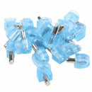 20 Pcs Screws Shelf Glass Sucker Cup Holder Case Metal Pin 5mm