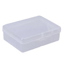 9cm*6.5cm*3cm Transparent Plastic Storage Box Clear Square Multipurpose FE JR