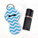 Waterproof Neoprene Floral Lipstick Chapstick Lip Balm Holder Bag Key Chain BX