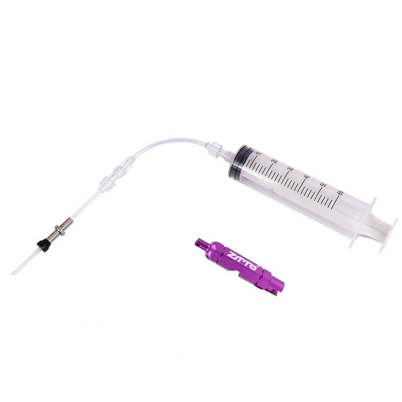 Bike Tubeless Tyre Sealant Syringe Injector Repair Tool & Valve Core Remover