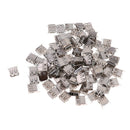 100 Pcs USB Female Type-A Straight Angle Plug Jack Socket Connector