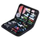 40X Sewing  Set Crochet Hooks Needles Stitches Knitting Craft Case Travel