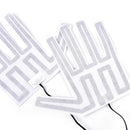 12V glove heated pad electric heating element winter outdoor warm mitten T.ES