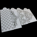 Princess Lace Cake Stencil Set Wedding Cake Cookie Border Stencils De Cy