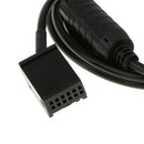 Black 12Pin to 3.5MM Male AUX Audio Adapter Cable 150CM For BMW E85 E83 E86 Mini