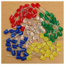 100 x 10mm Red Yellow Blue Green White Diffused Bright 5K MCD LED Leds Ligh S8V5