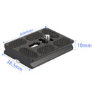 PU60 Universal Quick Release QR Plate for 60mm Ballhead Arca Swiss Tripod 3C