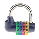 Combination Lock 4 Digit Padlock for School Gym Sports Locker, Fence, Toolbox,