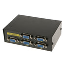 4 in 1 out VGA SVGA XGA Monitor Sharing Switcher Box for LCD PC TV Monitor