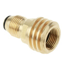 2xLP Gas Bottle Propane Tank Adapter Converter Valve POL to QCC1 /Type1
