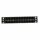 600V 15A 12 Positions Covered Screw Terminal Barrier Strip