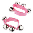 1 Pair Wrist/Ankle Bells Instrument Toys for Baby Kids - Pink, L