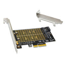 Socket M key M.2 NVMe SSD to PCIe Adapter Card Support PCI Express 3.0 x4