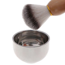 3In1Clean Tool Shave Frame Soap Bowl Bristle Hair Shave Brush Shaving Brush Se3C