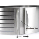 Stainless Steel 15-20cm Adjustable Retractable Circular Ring Cake Mould