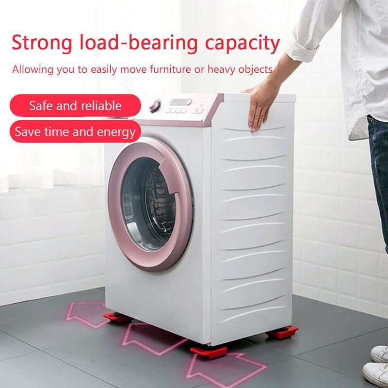 5pcs Furniture Mover Set Home Transport Heavy Objects Moving Lifter (Red)