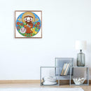 5D DIY Special Shaped Diamond Painting Cartoon God Cross Stitch Mosaic Kit