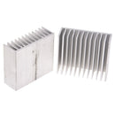 2pcs Chipset Heatsink Heat Diffuse Cooling Fin 50mm x 56mm x 20mm D3L8