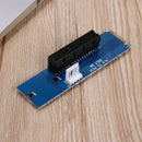 M.2 NGFF SSD to PCI-E 4X Converter Adapter Card Board panel w/ Power Cable Blue