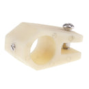 White Nylon Jaw Slide Bimini Top Clamp Fitting Fits 7/8" 22mm Tube/Pipe