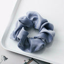 Women Hair Rings Satin Cloth Scrunchies Ponytail Holder Hairband (Style 4) A