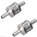 2pcs 6MM Non-Return One Way 1/4 Inch Air Fuel Oil Check Valve crude oil eng R5Q3