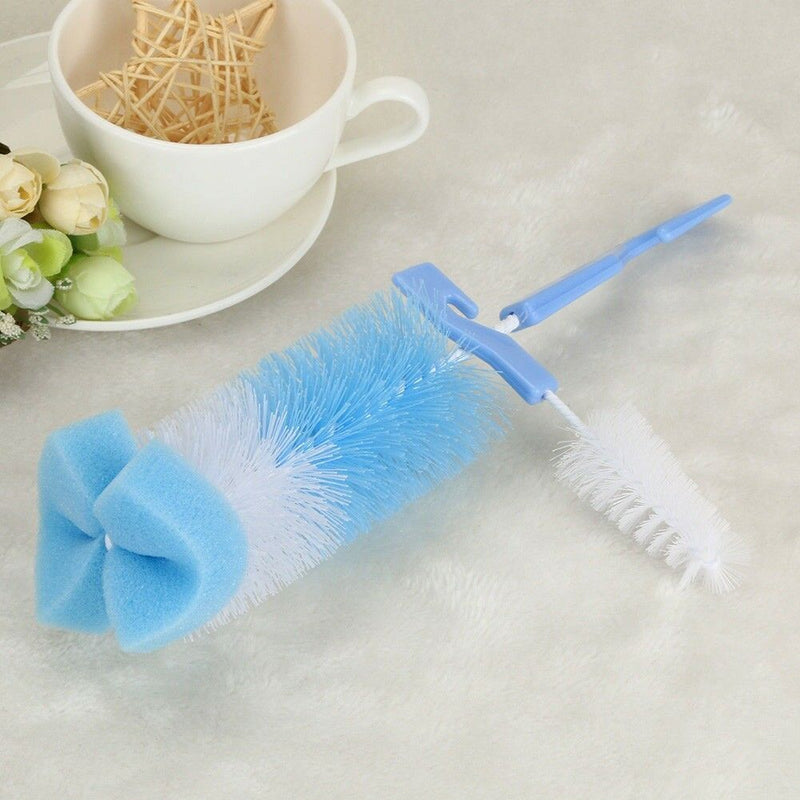 2Pcs Baby Bottle Brush Scrubbing Kitchen Cleaner For Washing Cleaning Products