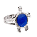 Fashion Chic 1PC Mood Ring Changing Color Turtle Adjustable Temperature Ring 0ha