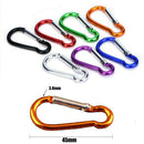 10Pack Multicolor Snap Hook Carabiner D Ring Key Chain Clip Key USA